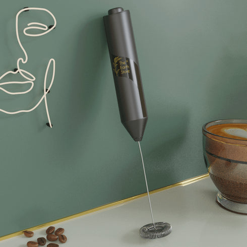 Fringe Blue Tea Set: Cups, Tray, Frother! - The Earth Store - Combo